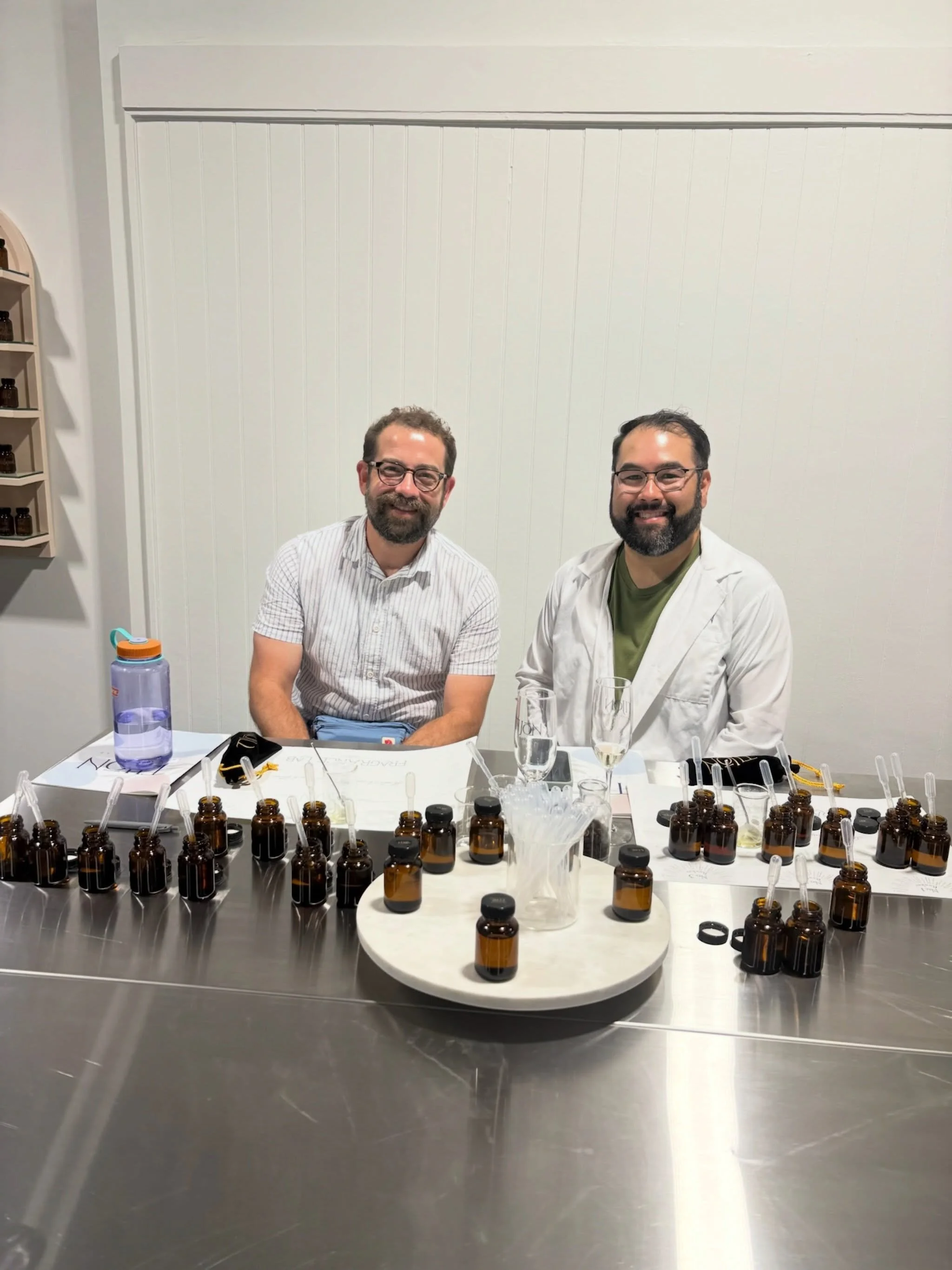 Fragrance-making isn&rsquo;t just for the ladies! With more than 300 oils ranging from fresh and clean to woody, smoky, sweet and spicy, there&rsquo;s something for every nose. Come create a signature scent that feels completely like you. 👃✨ Book yo