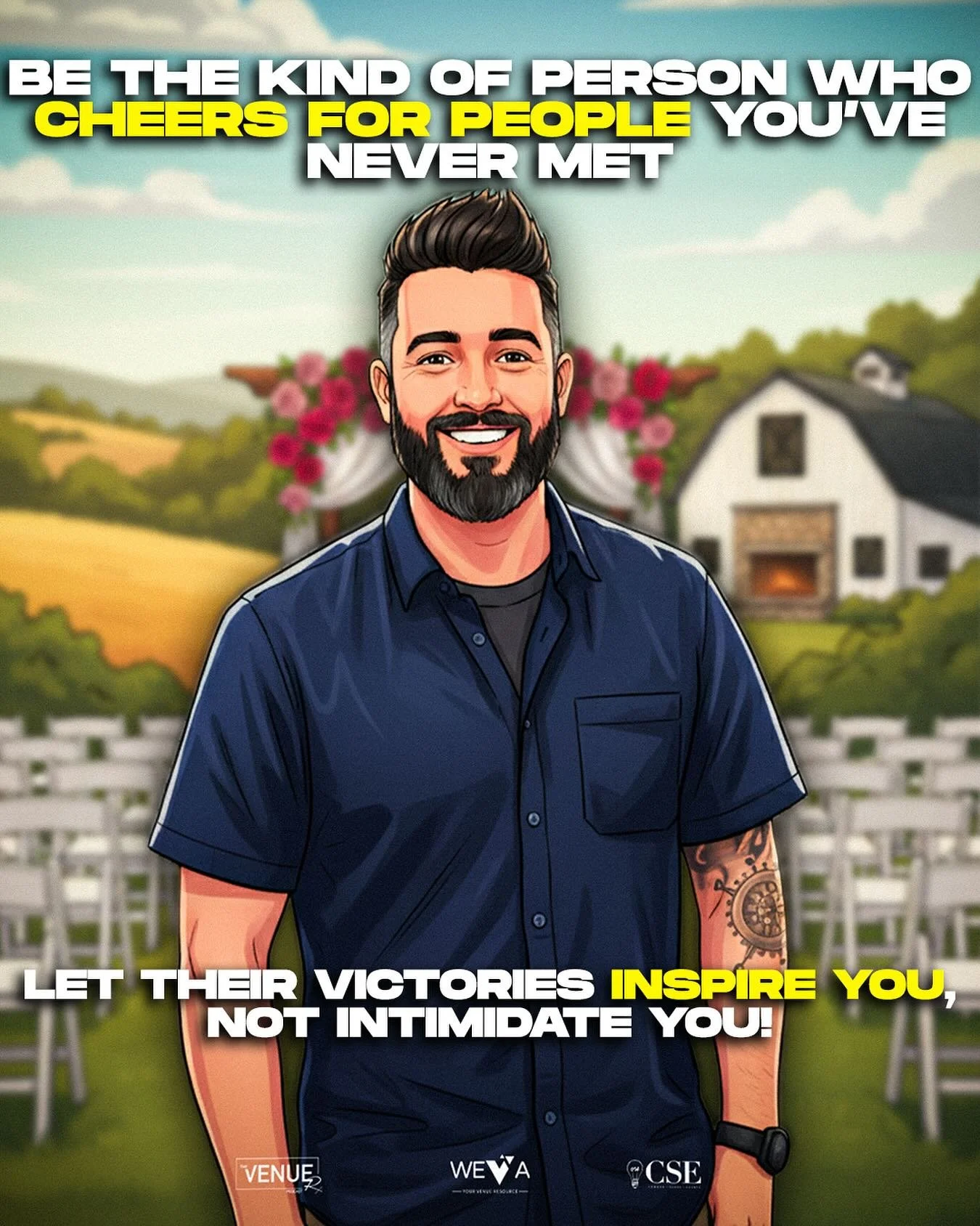 Celebrate people and stay inspired y&rsquo;all.