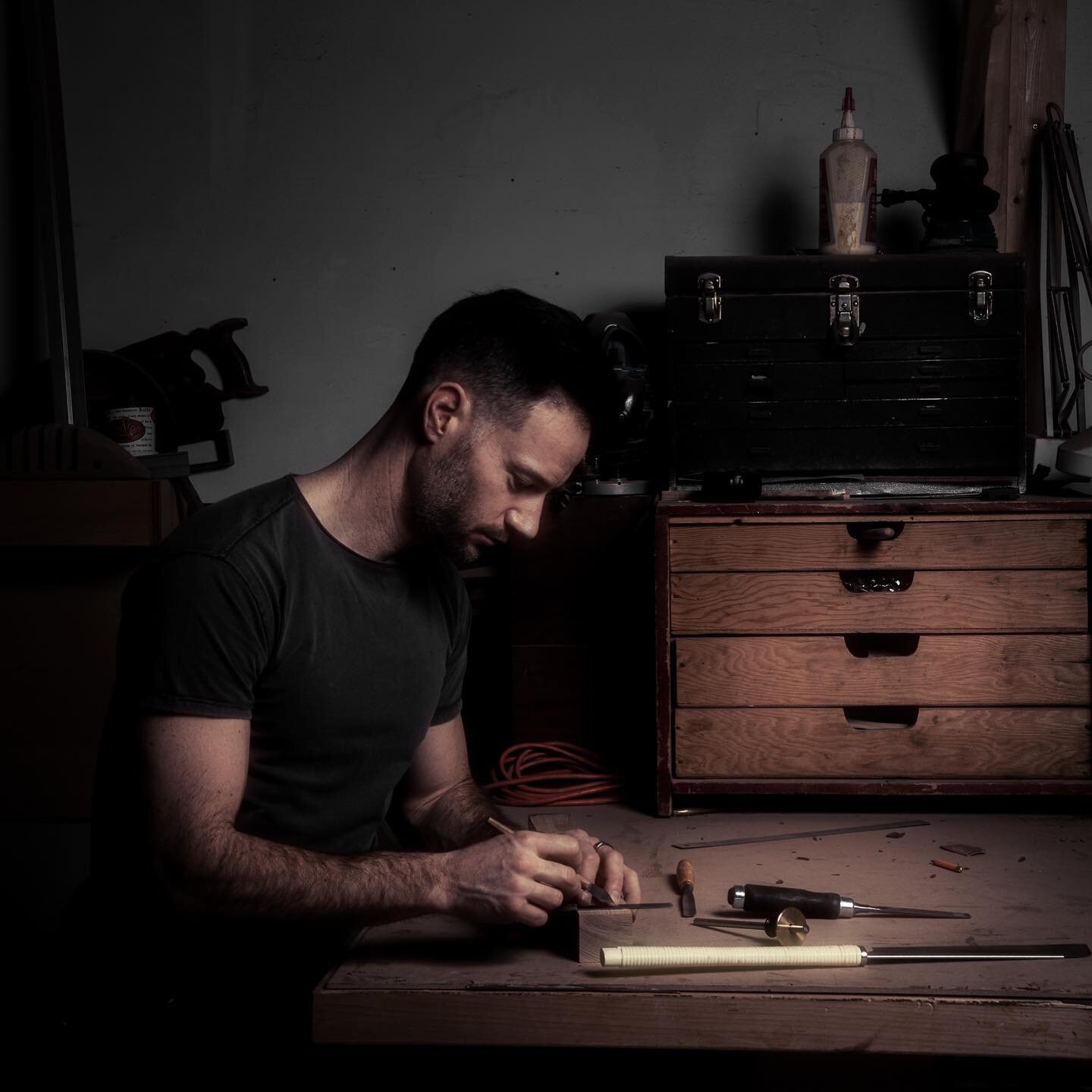 The love of working with wood. There are so many aspects of my work I really enjoy, but there&rsquo;s nothing sweeter than working with hand tools in a quiet serene space. The sound of a hand saw cutting a piece of hardwood or a razor sharp chisel sl