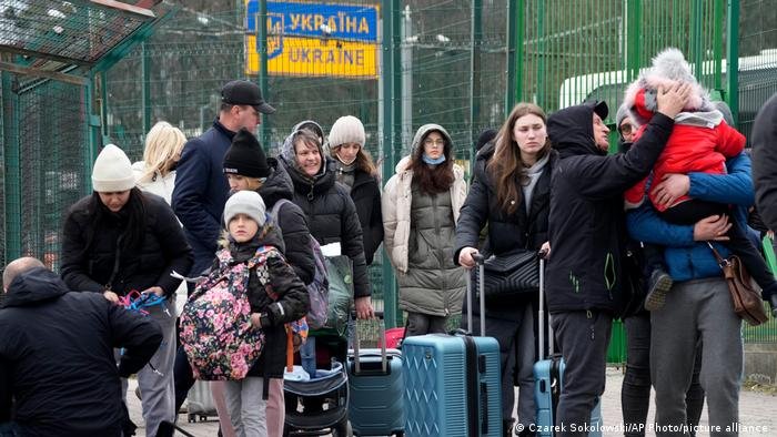 Women & children fleeing Ukraine