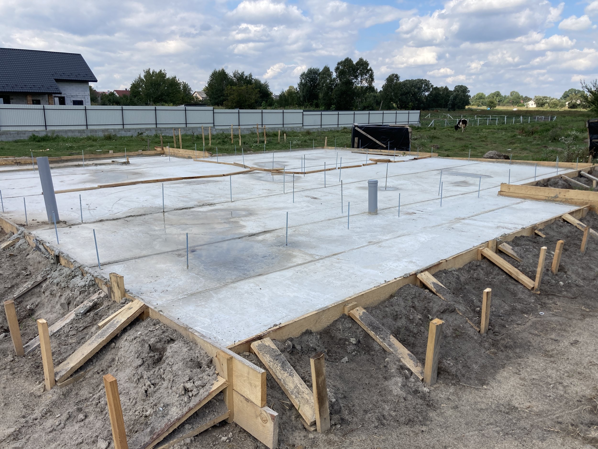 One project site ready to receive panels from the factory.