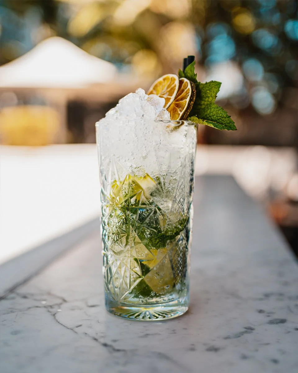 iced mohito cocktail