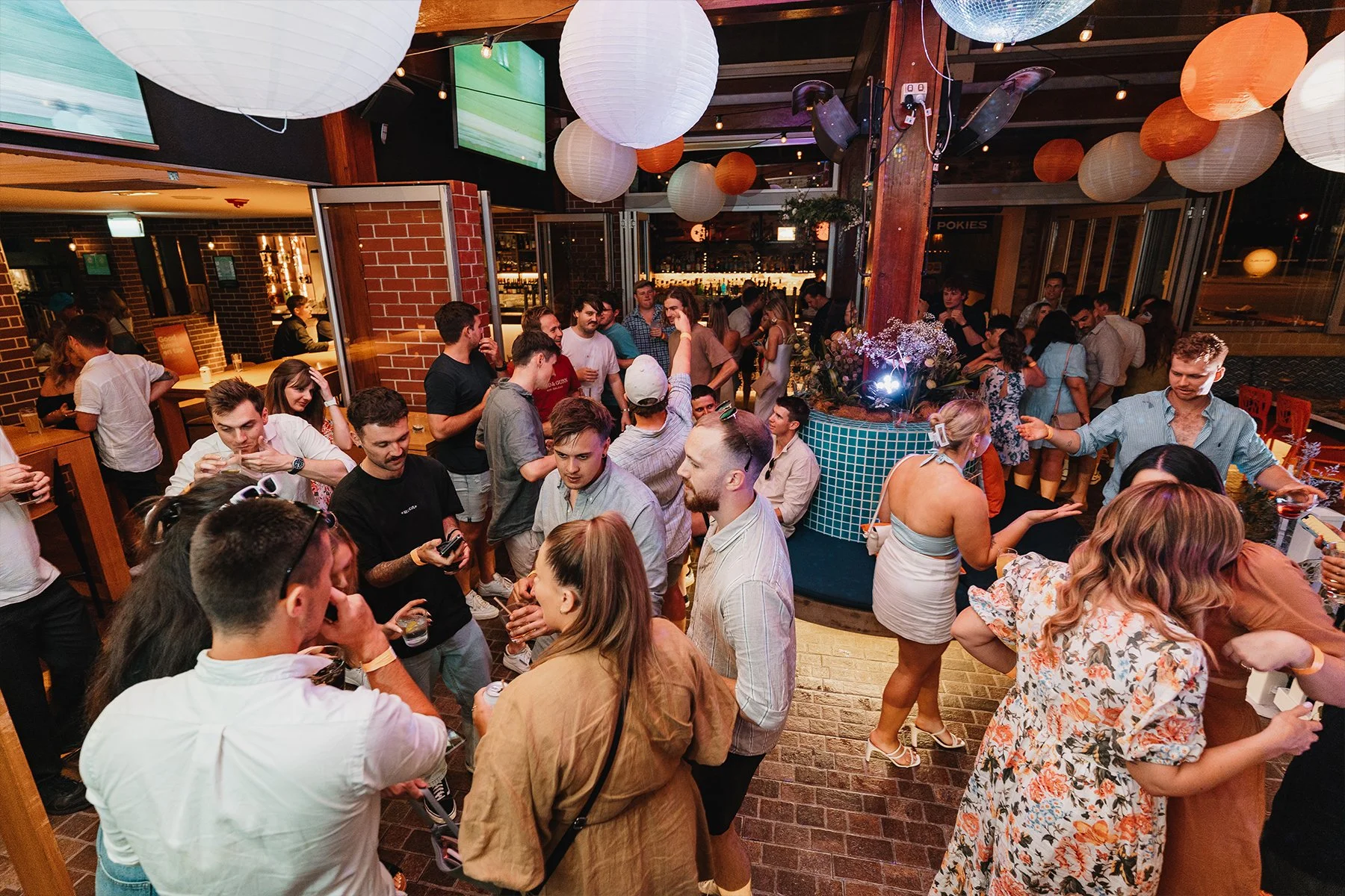 Busy NYE dancefloor at Republic Norwood