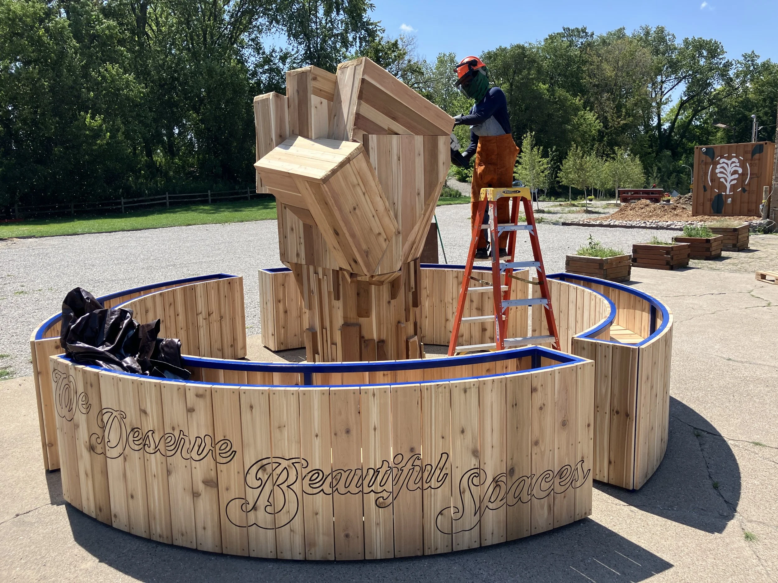 Building_Brown_Worksho_fabrication_fist_sculpture.JPG