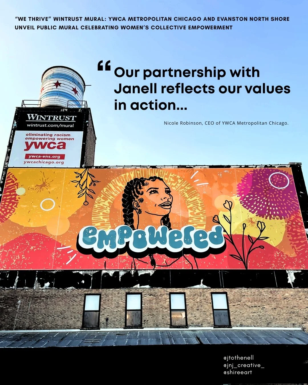 Public Art: YWCA Wintrust Mural