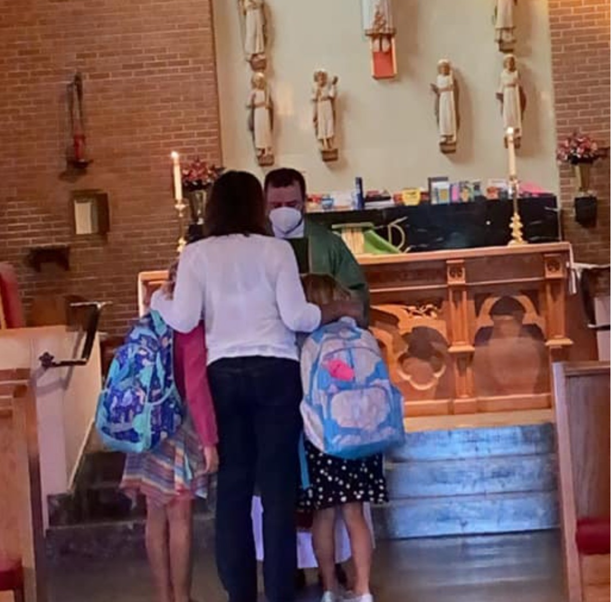 Blessing of the Backpacks