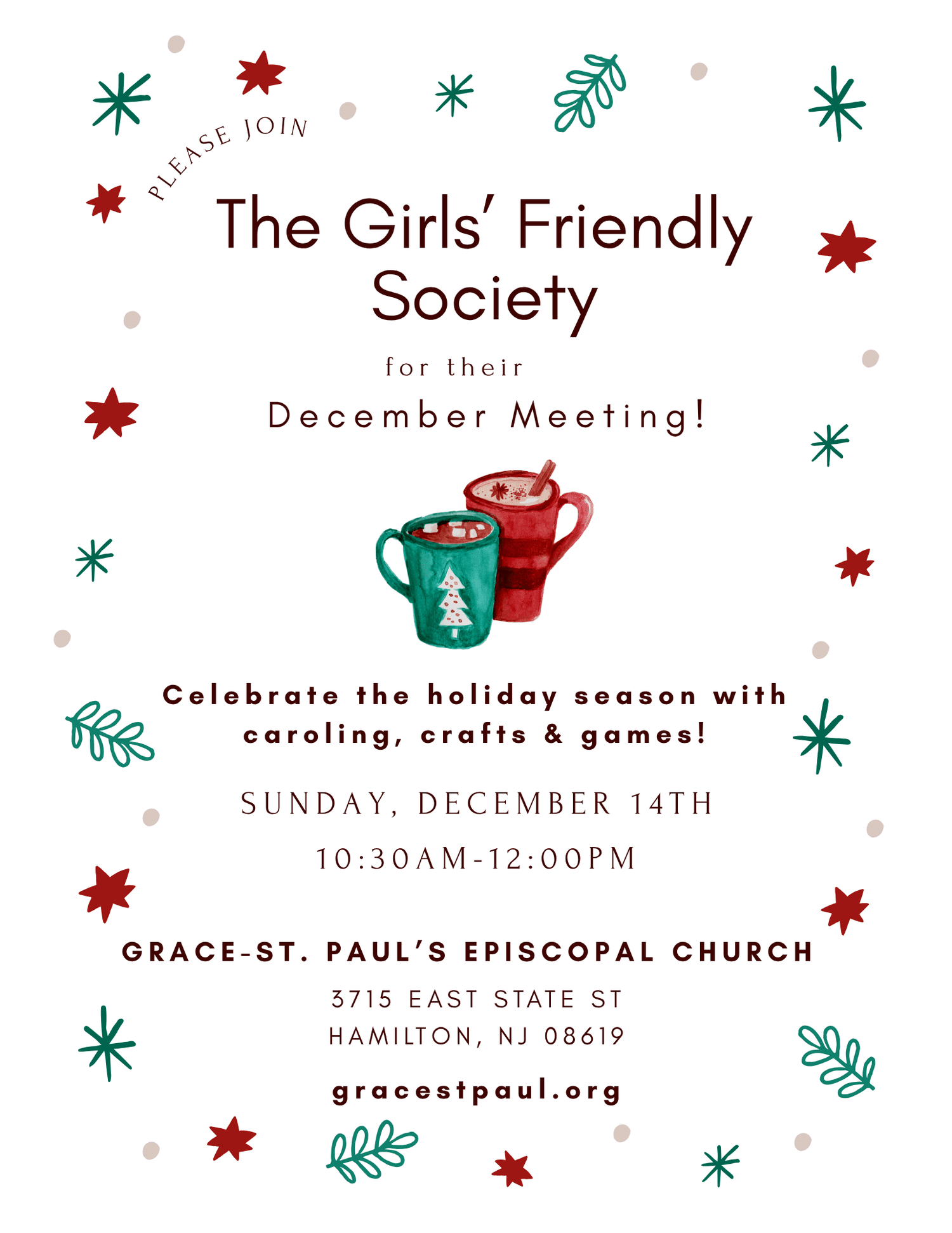 GFS Meeting — Grace St. Paul's | Mercerville, NJ