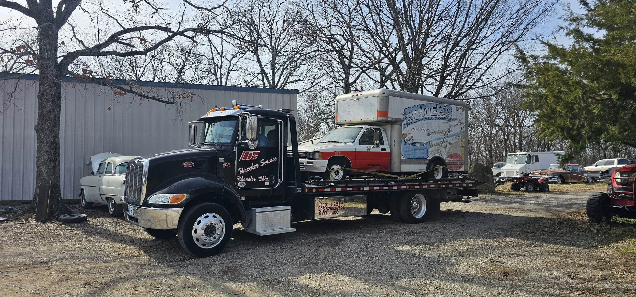 Being picked up from Radical Rods Automotive in Claremore