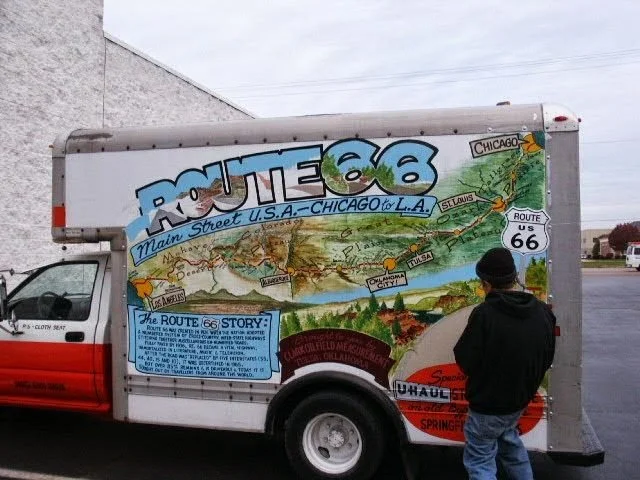 Bob finishing the truck in 2008; image courtesy of Josh Friedrich