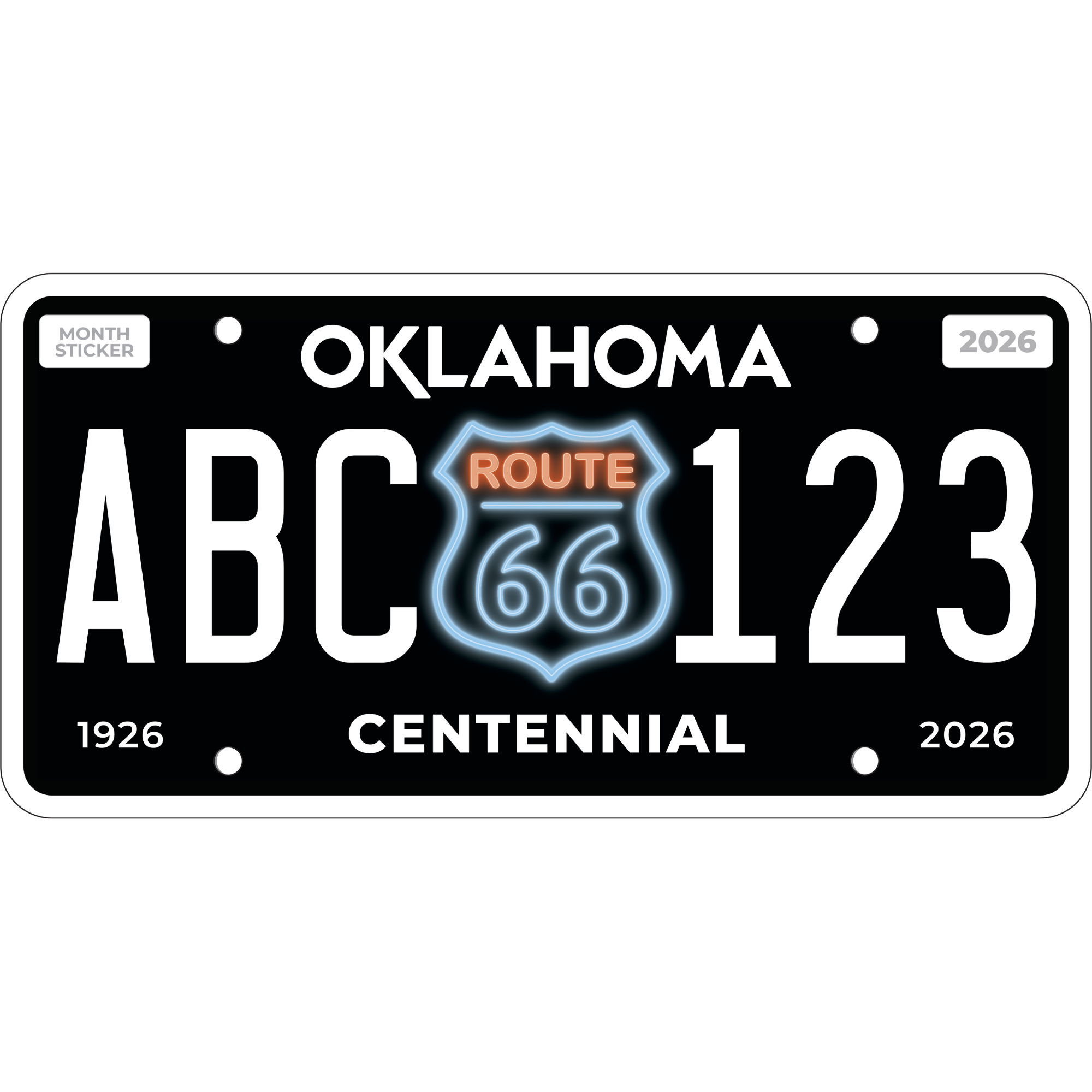Route 66 Centennial License Plate Now Available for Ordering