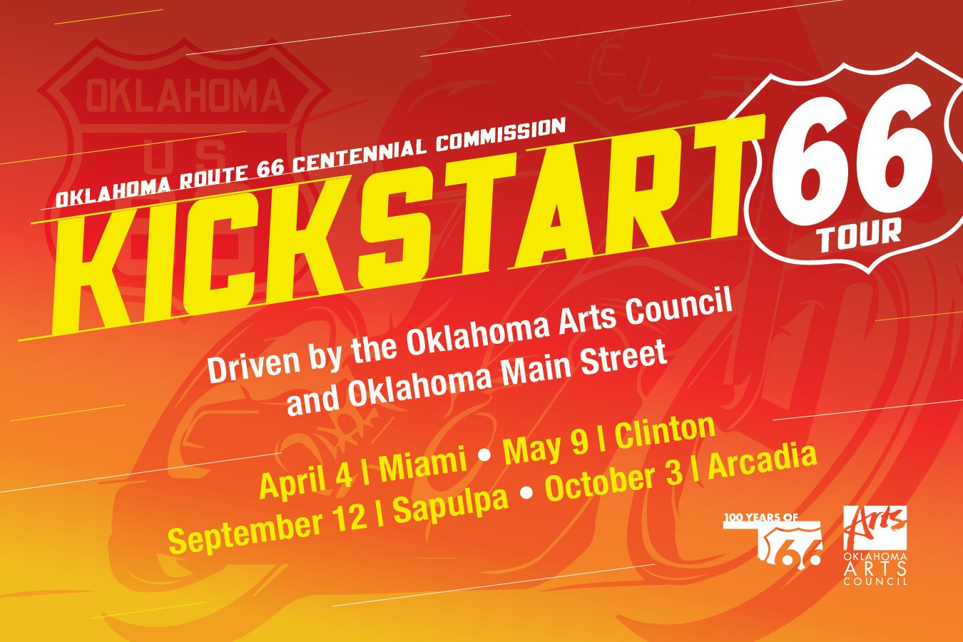 Oklahoma Route 66 Centennial Commission launches Kickstart 66 Tour