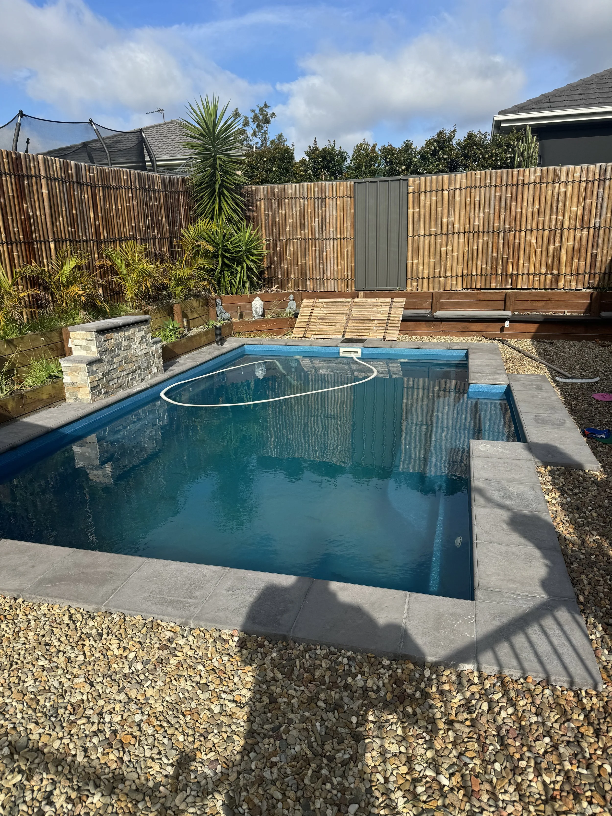 Outdoor pool renovation
