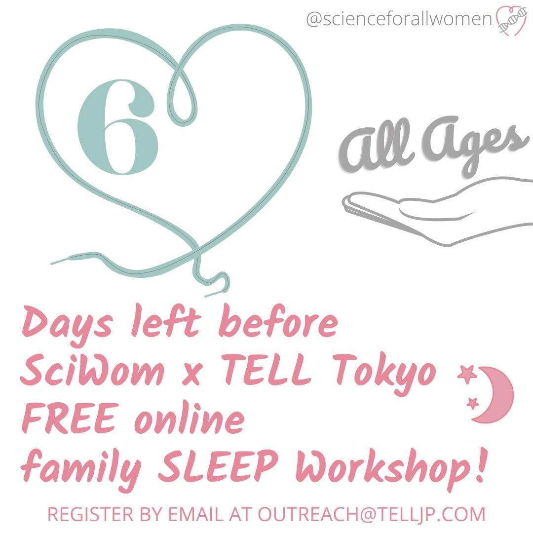 🌱 Starting fresh, I wanted to do this collaboration with a non-profit organisation that is very dear to me @TELLJAPAN
.
💫 So here we go, come along if you can!
.
💻 Join us ONLINE for FREE for a 90-minutes Family SLEEP Workshop
.
📆Tuesday 27th of 