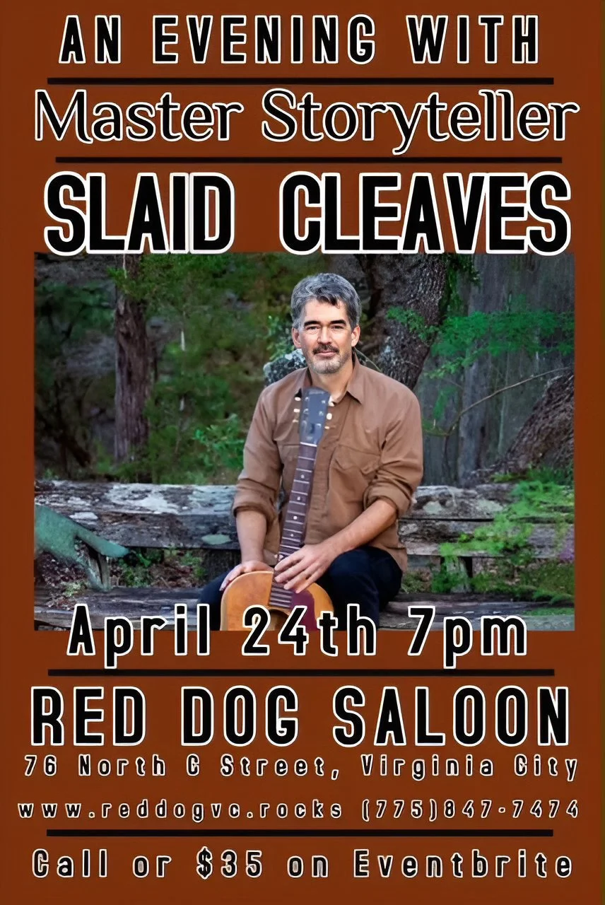 Slaid Cleaves, Master Storyteller -  Limited Tickets $35