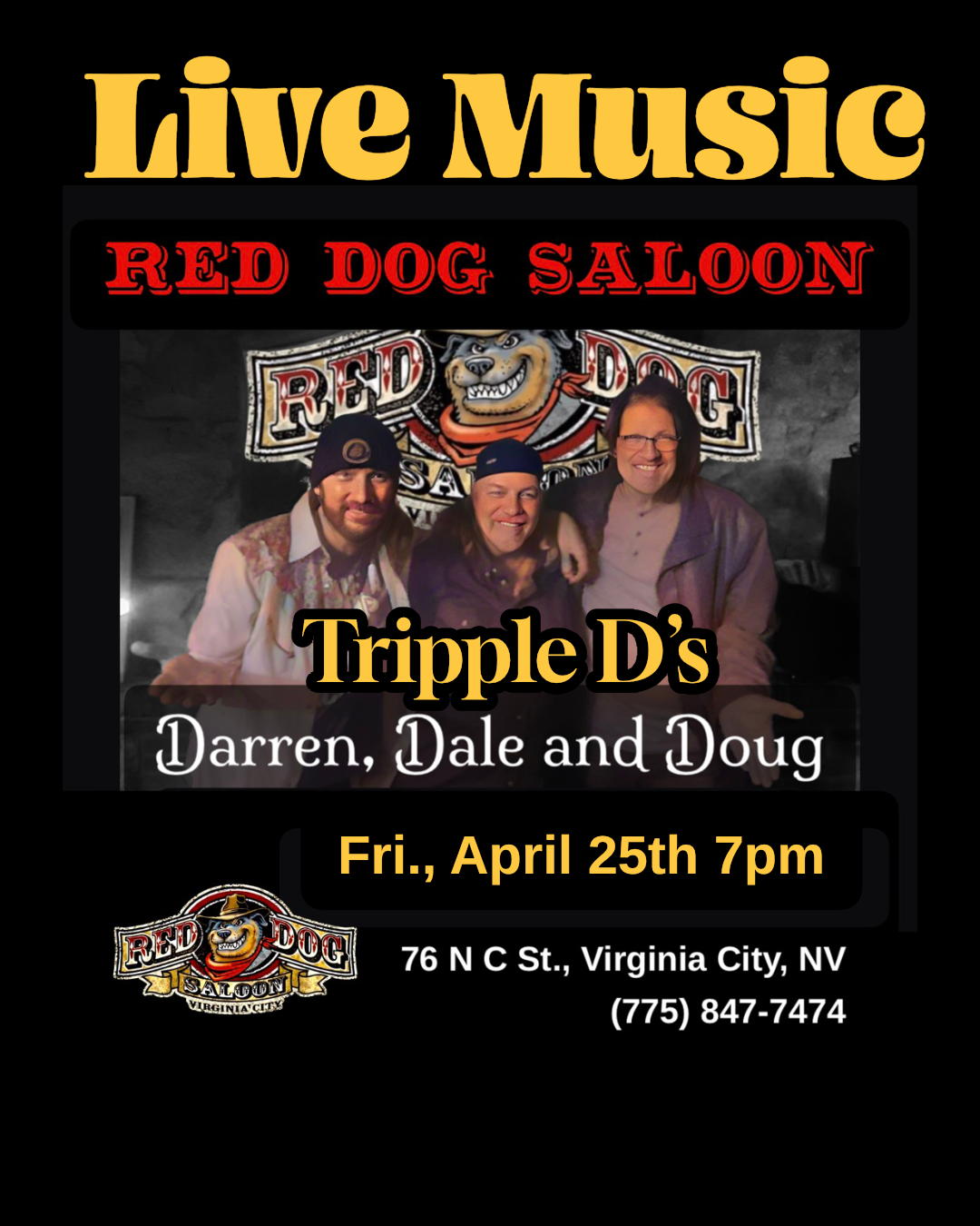 Triple D's • Dale, Doug &amp; Darren