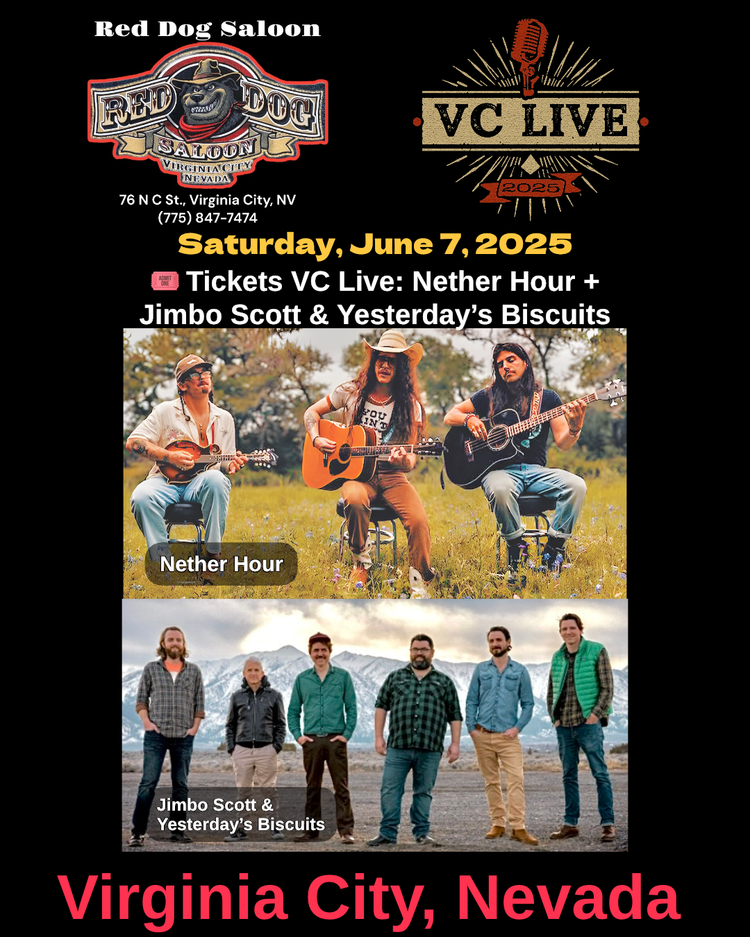 VC Live: Nether Hour + Jimbo Scott &amp; Yesterday’s Biscuits Party Tickets