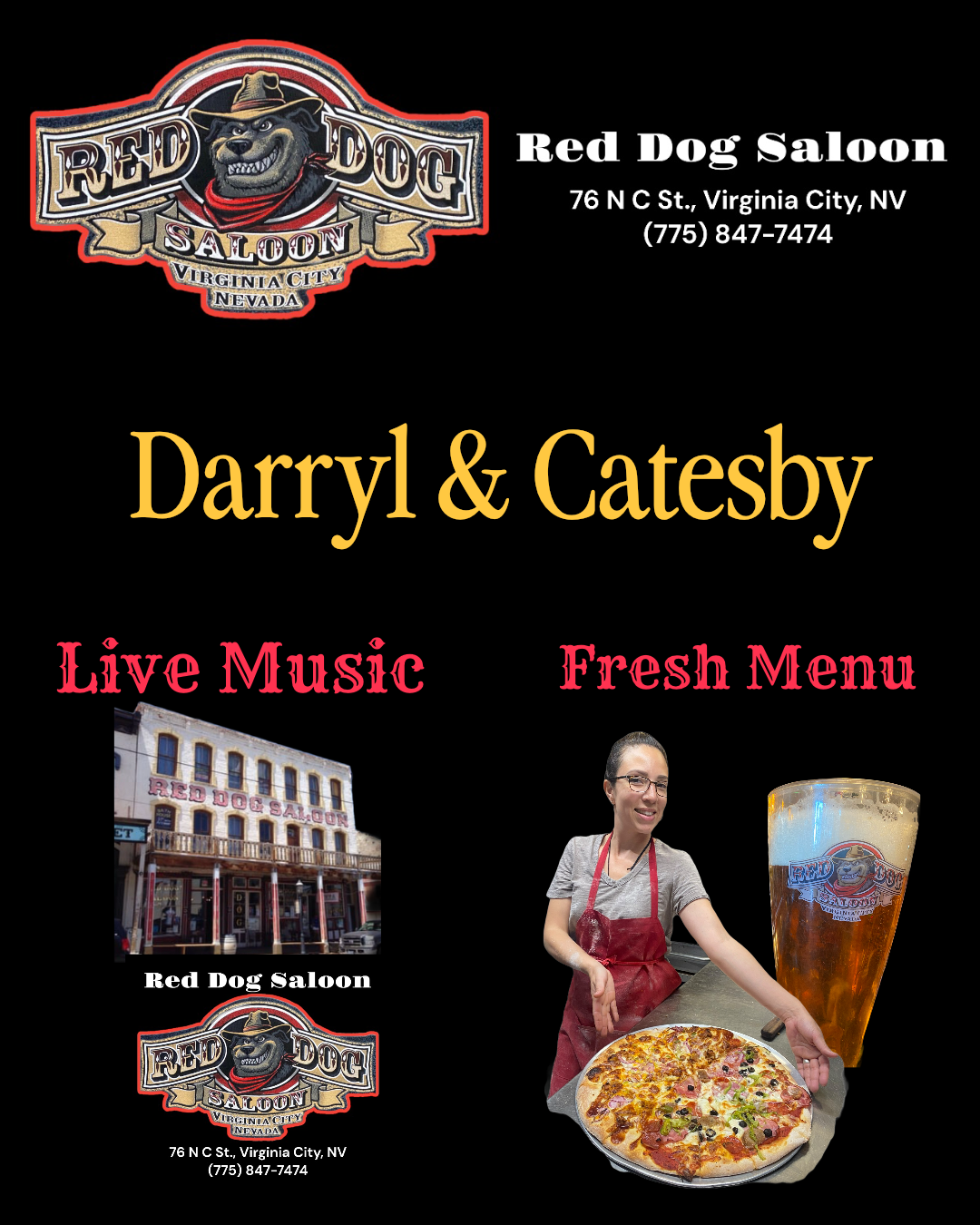 Darryl &amp; Catesby Live at Red Dog Saloon