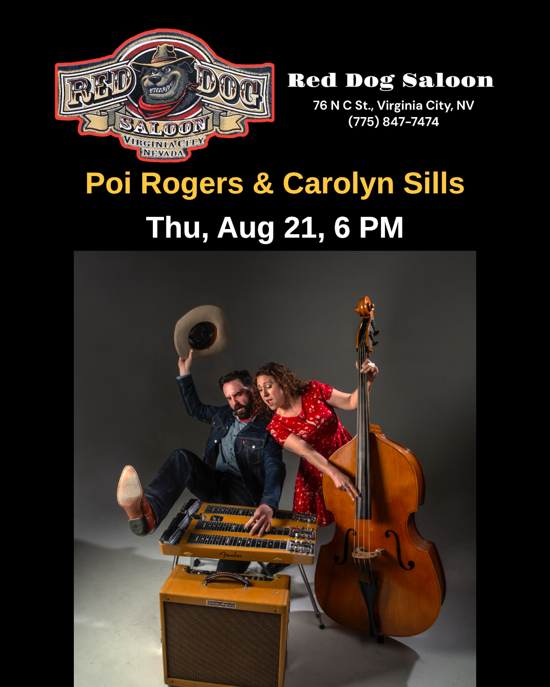 Poi Rogers &amp; Carolyn Sills Live at Red Dog Saloon