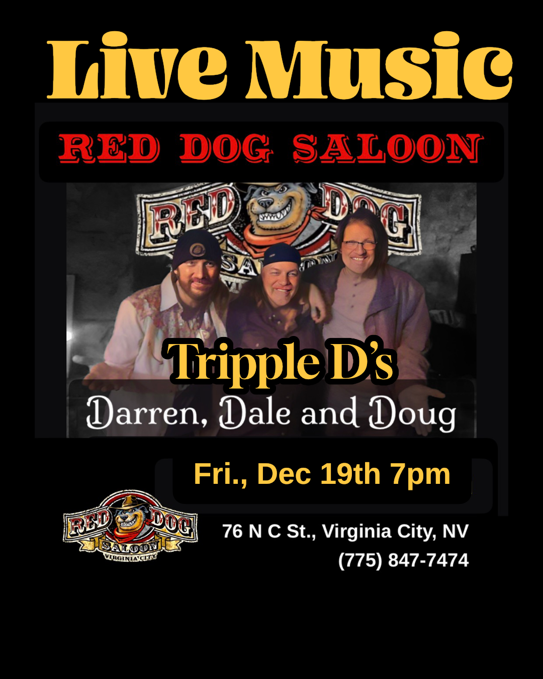 Triple D's • Dale, Doug &amp; Darren