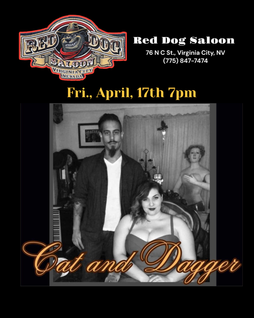 Cat & Dagger - Adam Bishop and Kelsey Michelle