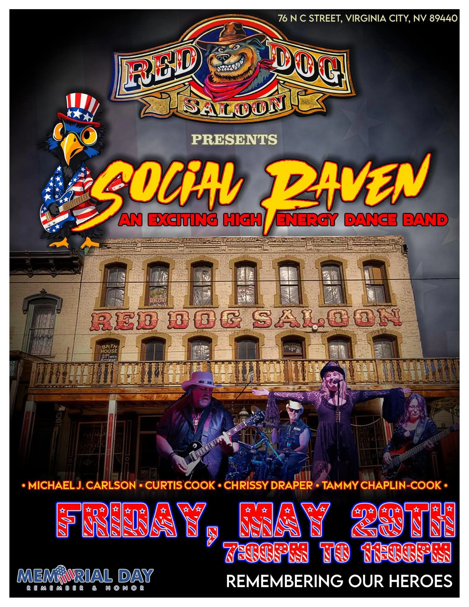 Social Raven - Mix of rock, pop, and country