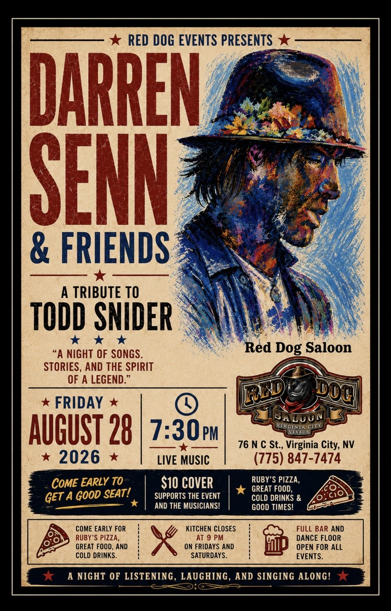 Darren Senn & Friends Celebrate the Songs and Spirit of Todd Snider