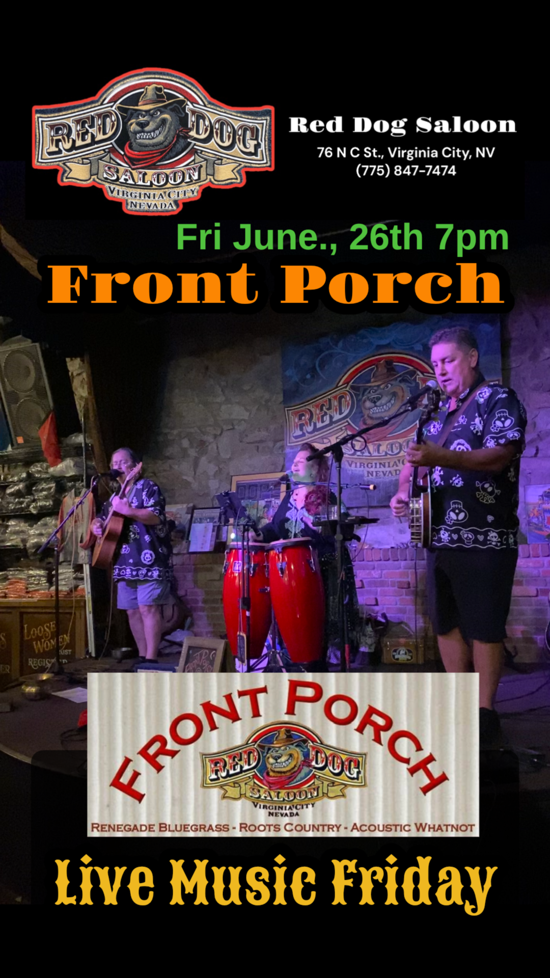 Front Porch  Live at Red Dog Saloon