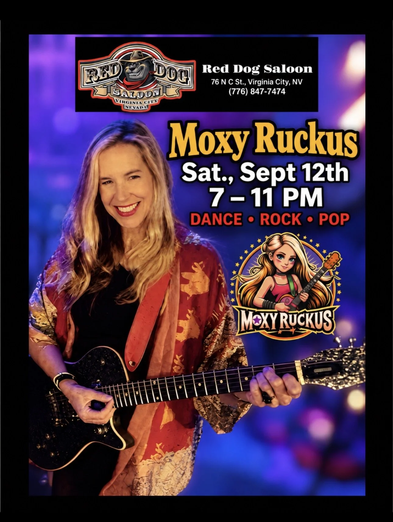 Moxy Ruckus brings dance, rock and pop to Red Dog Saloon