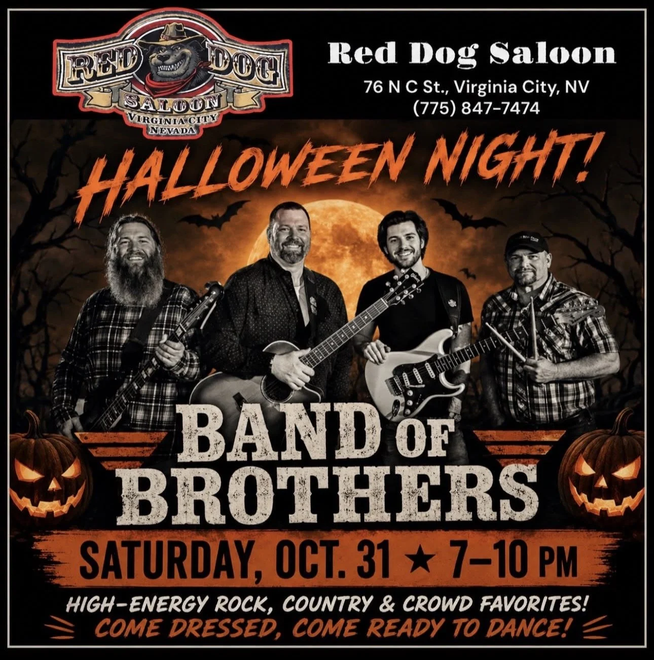 Band of Brothers – Halloween Night &amp; Costume Contest