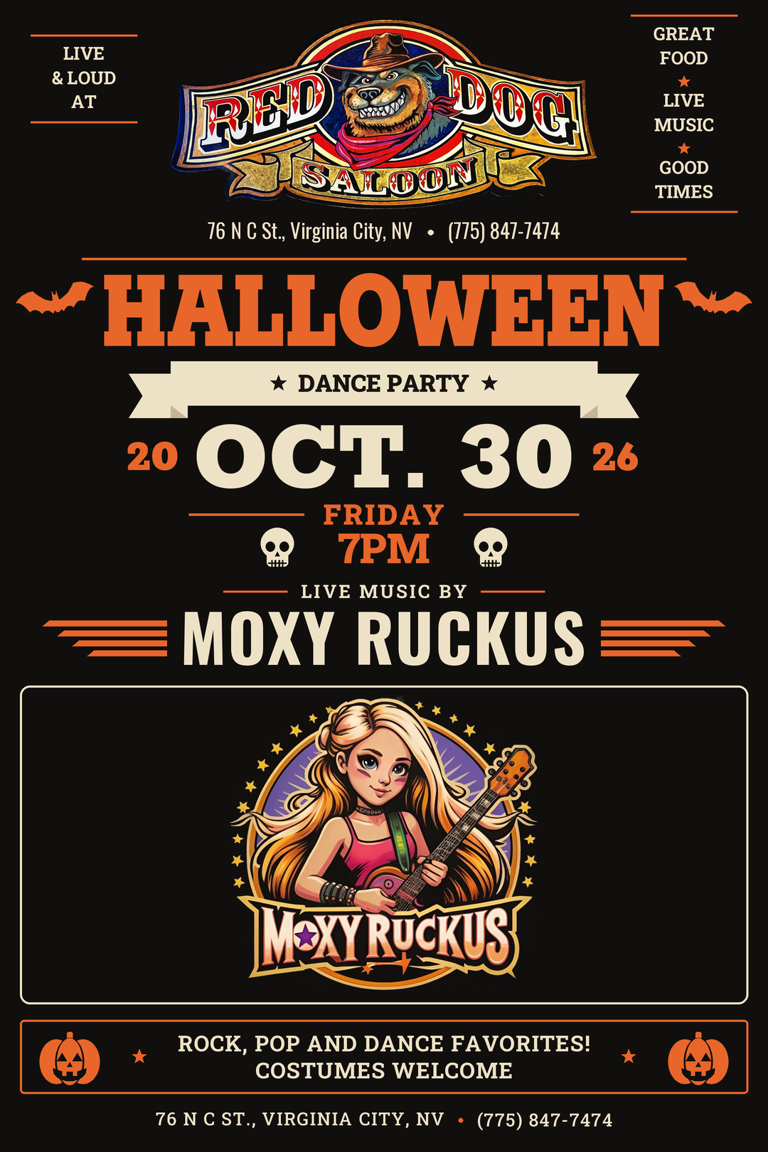 Moxy Ruckus Halloween Dance Party