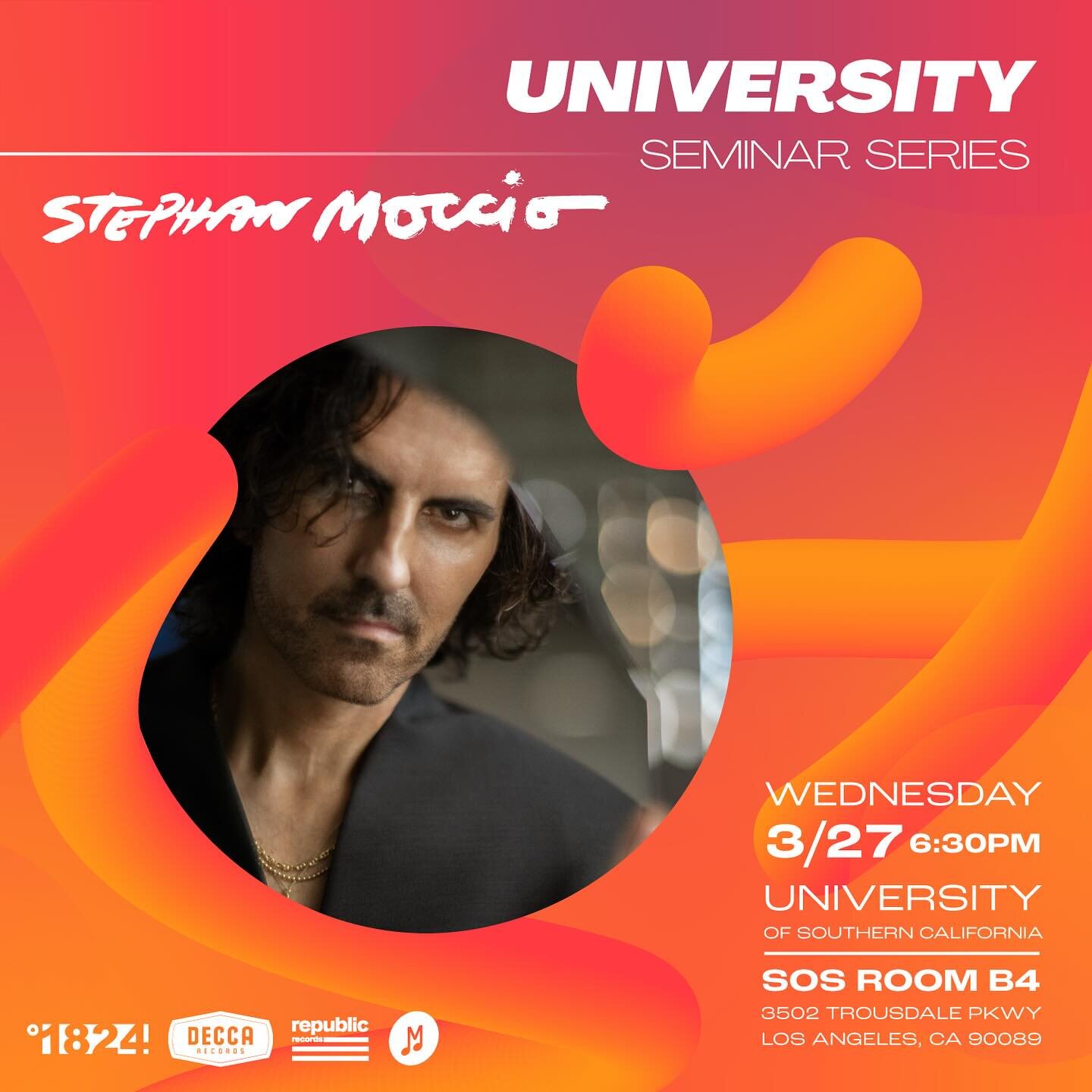 Join us for our latest collaboration with UMG x 1824 to host a conversation with Stephan Moccio! We are very lucky to be joined by such an accomplished writer and look forward to inspiring some of the next big hits from our FAM writers and producers.
