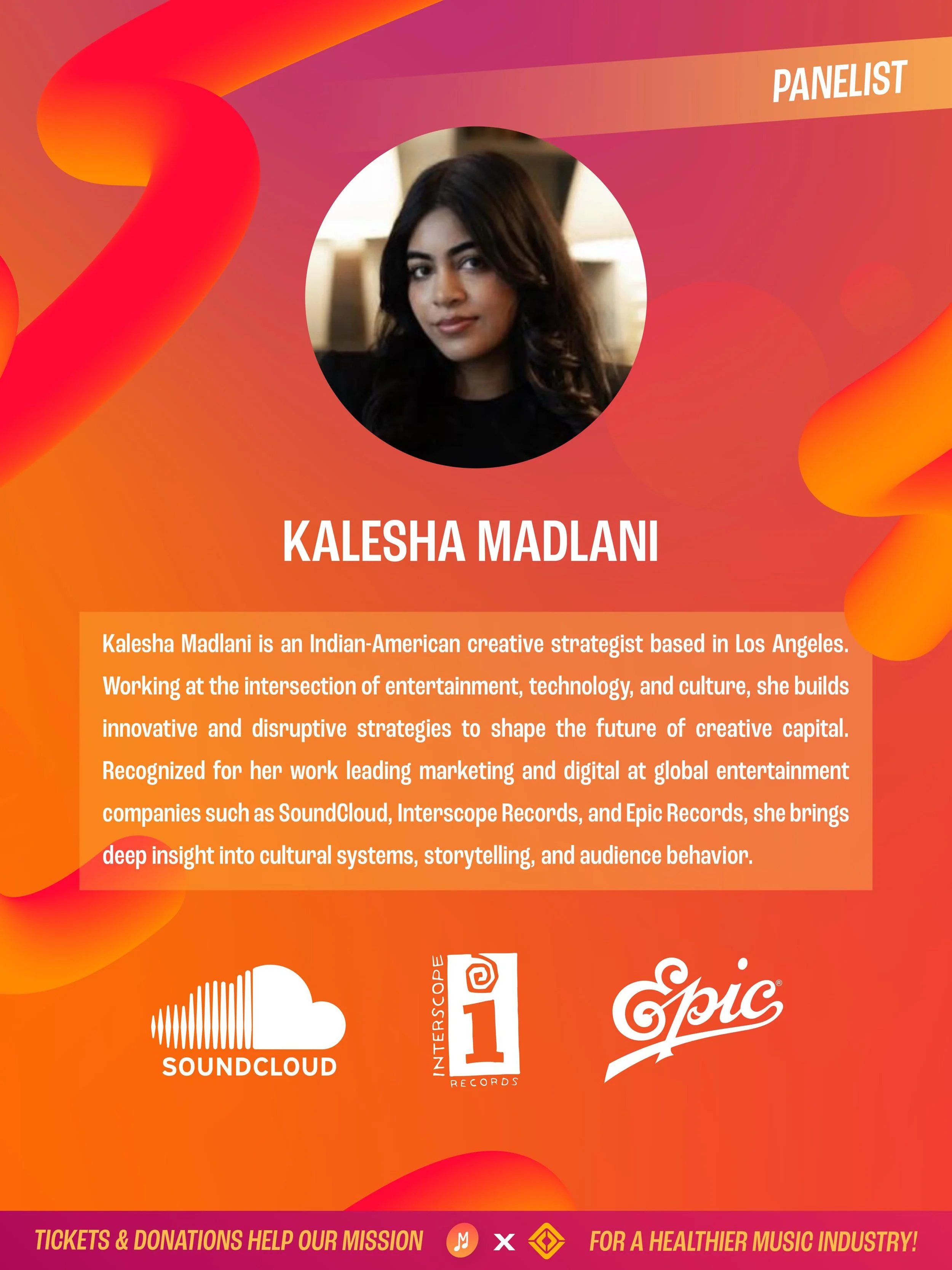 Meet the Speakers: Kalesha Madlani @kaleshamadlani 
Join @thefammusic and @rivianofficial TOMORROW in Venice for &ldquo;The Rise and Fall of Dopamine&rdquo;