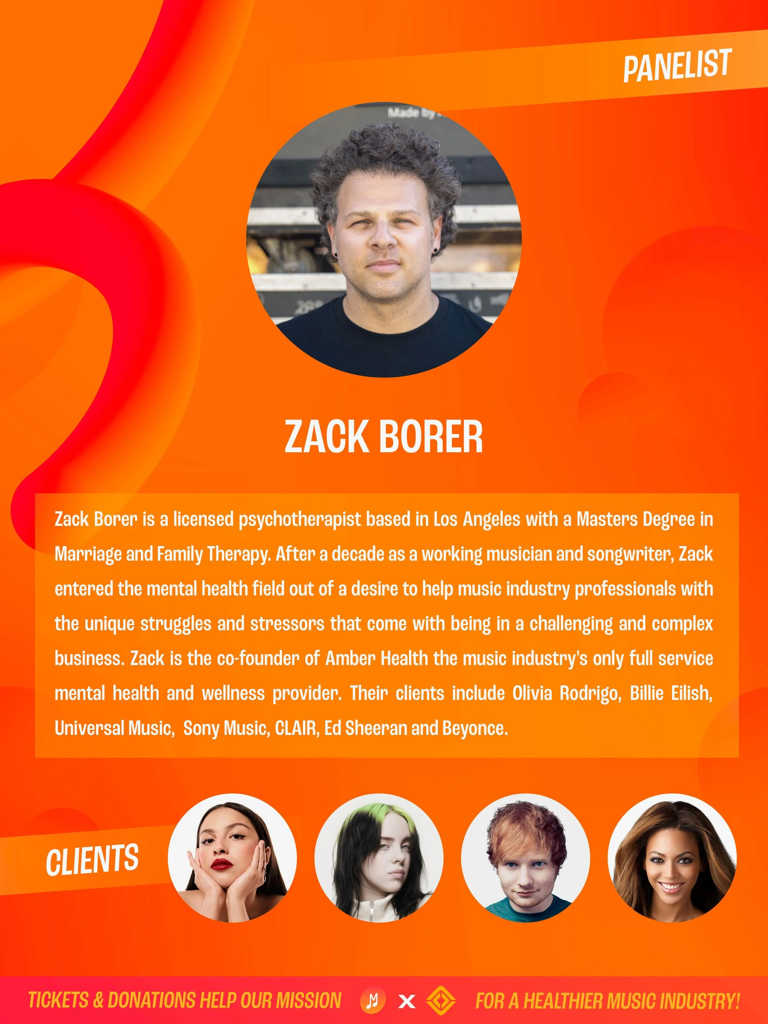 Meet the Speakers: Zack Borer @zackborerlmft 
Join @thefammusic and @rivianofficial TOMORROW in Venice for &ldquo;The Rise and Fall of Dopamine&rdquo;