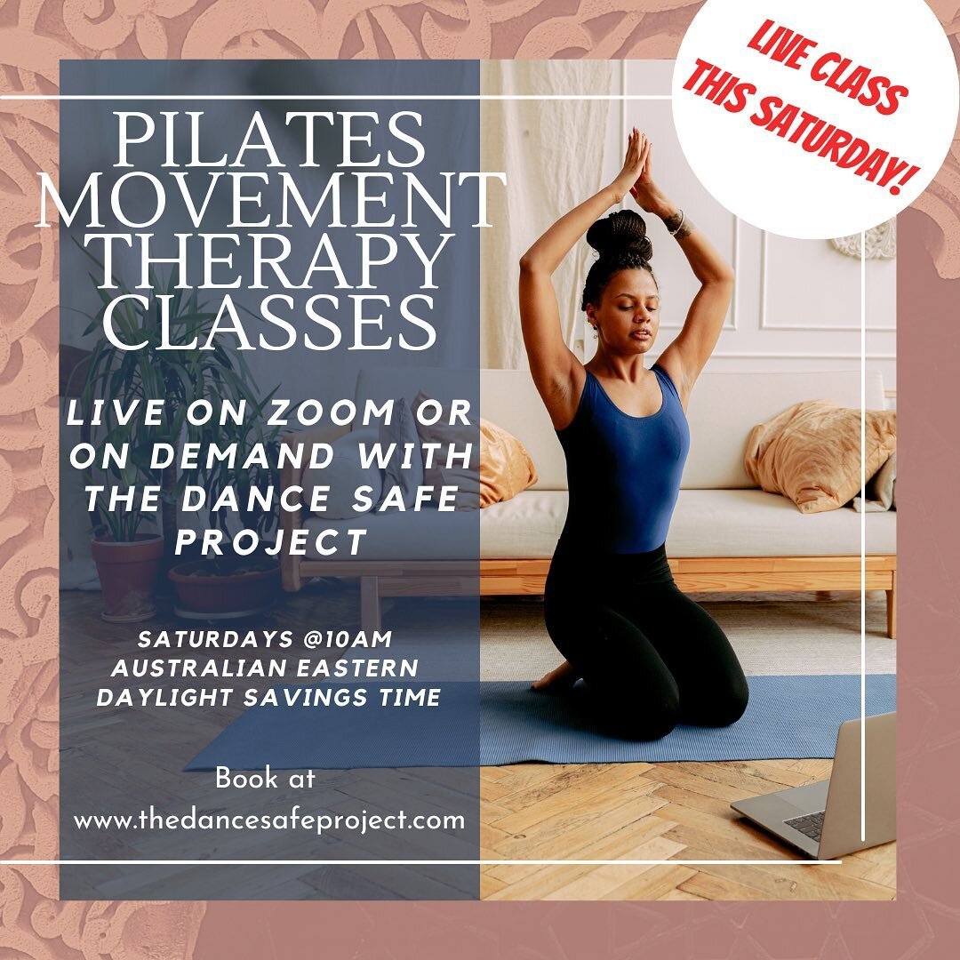 Live classes resume this Saturday! 10am Australian Eastern Daylight Savings Time. Bookings at www.thedancesafeproject.com  #thedancesafeproject #danceforlife #bellydance #pilates #pilatestime #class #pilatesinstructor #pilatesforbellydancers