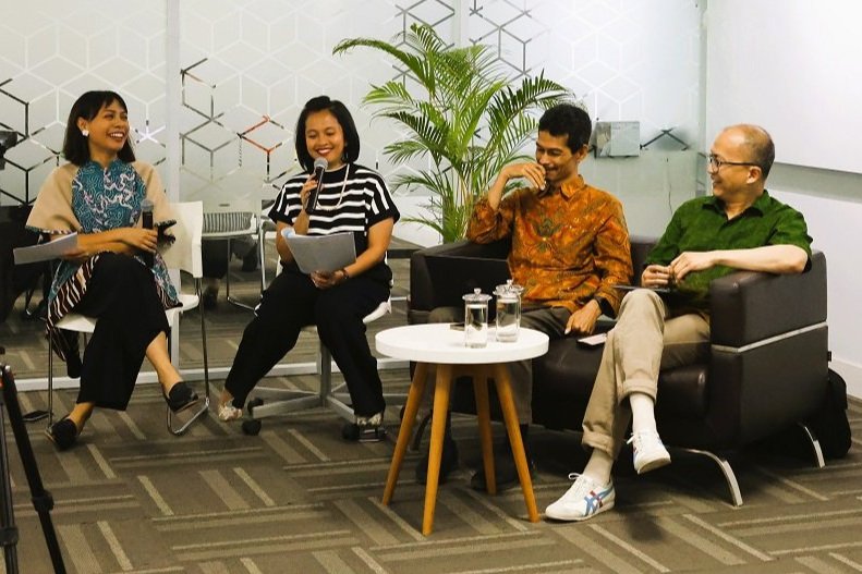 Arianto Patunru (far right) was discussant at FKP hosted by WRI Indonesia (2024)