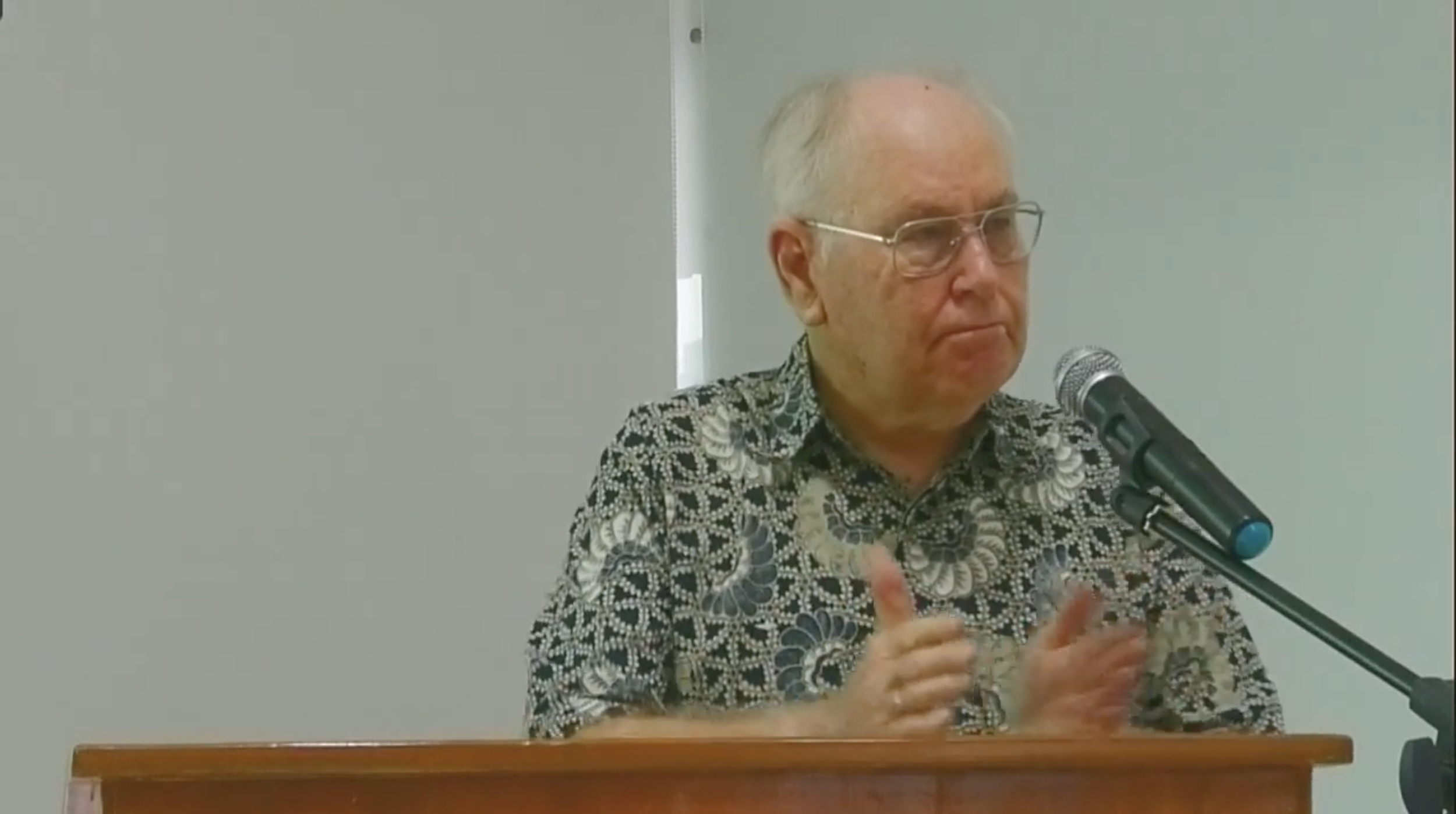 Peter McCawley was presenter at the last FKP before the world closed due to COVID-19 pandemic (March 2020)