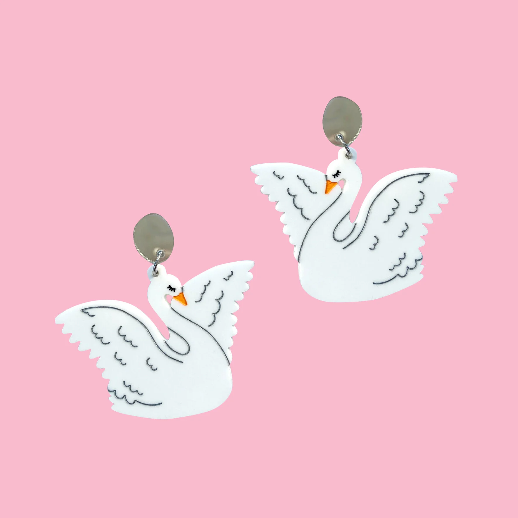 Swans (White/Silver)