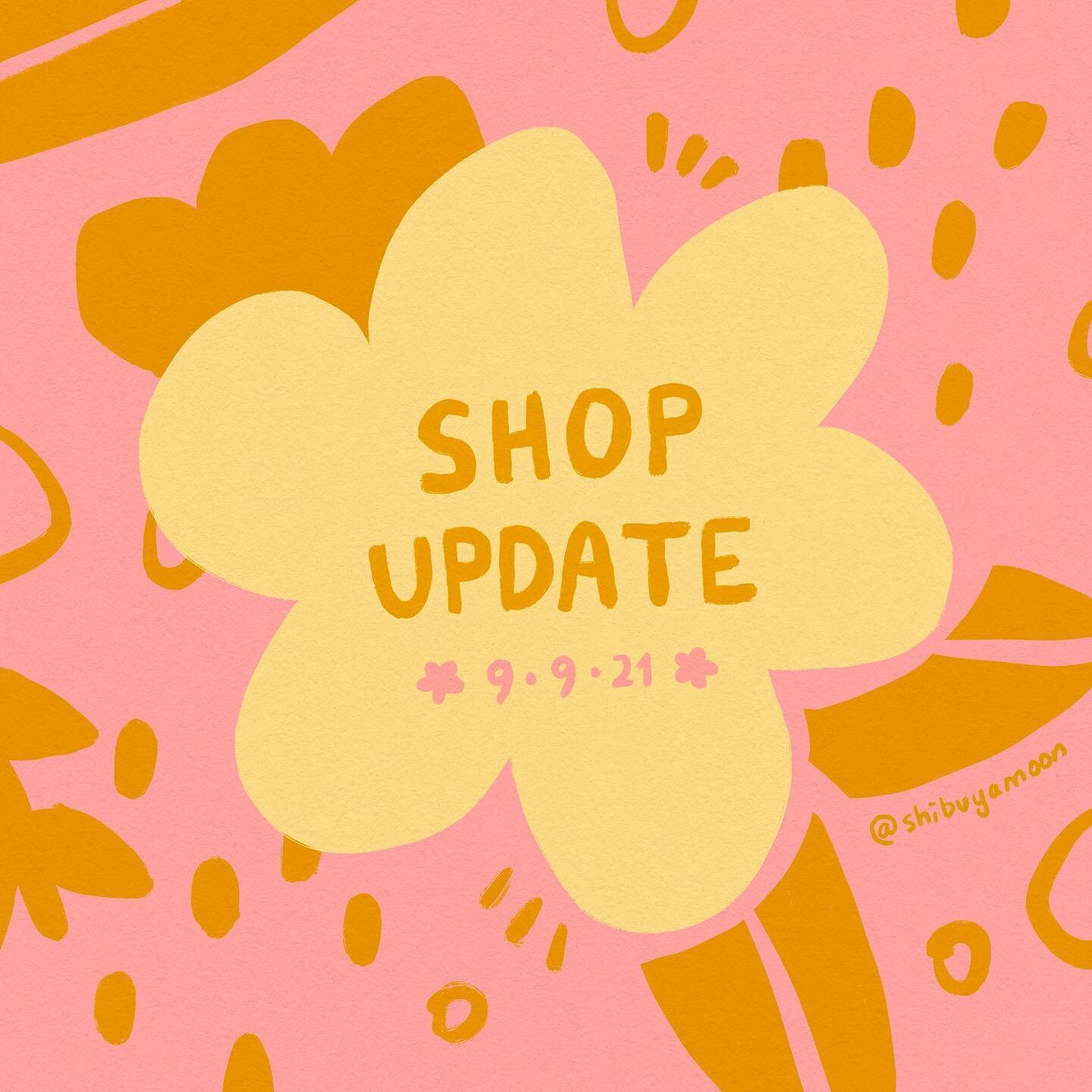 HOORAY! The date has been set! 🌝✨ The next shop update will be September 9 @ 7pm AEST! Pop it in your diaries! 🌹