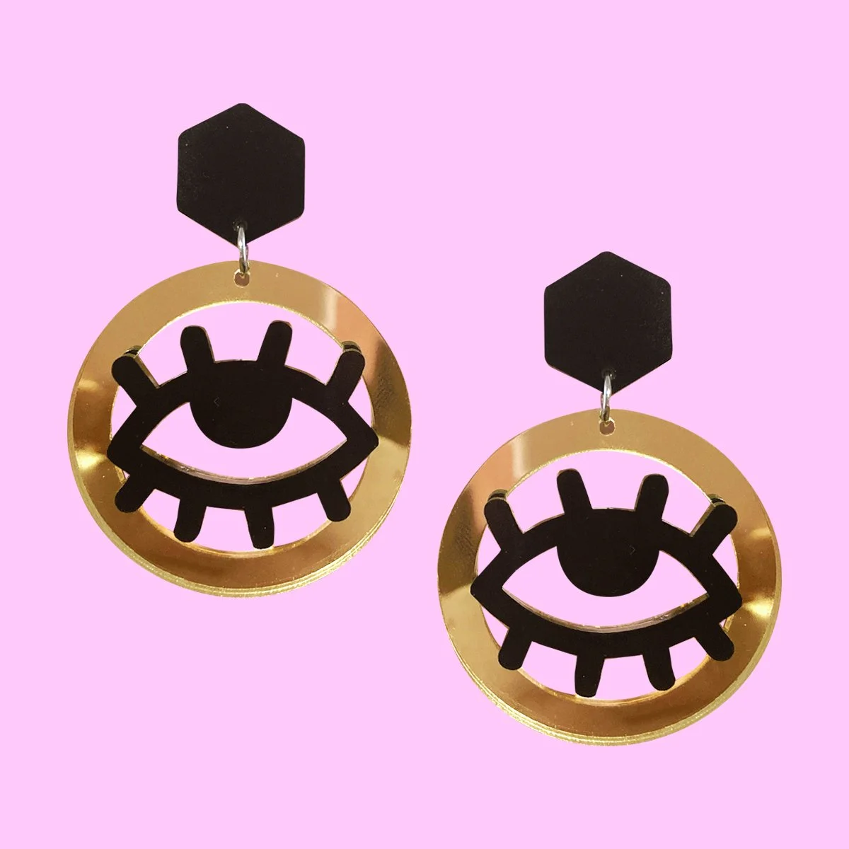 Harajuku Eyes (Gold/Black)