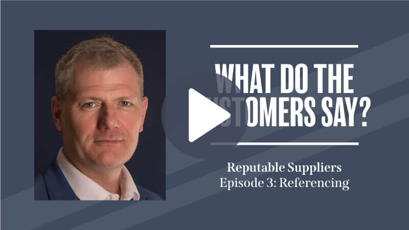 Reputable Suppliers: Referencing