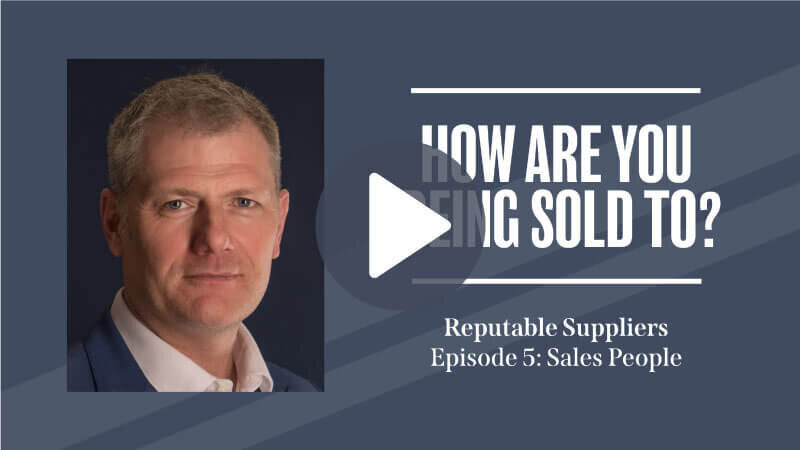 Reputable Suppliers: Sales People