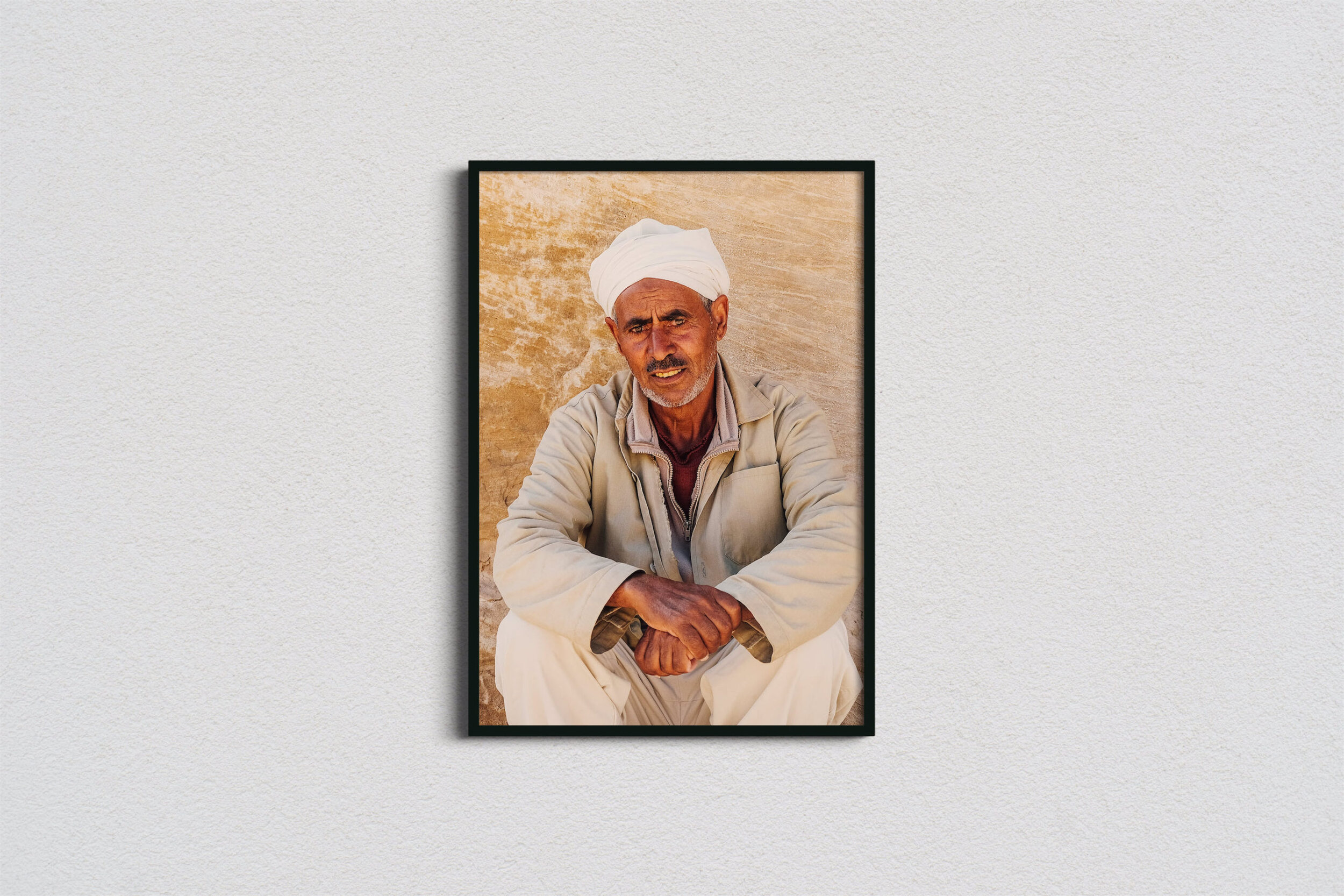 Egyptian Man In Jordan Desert
