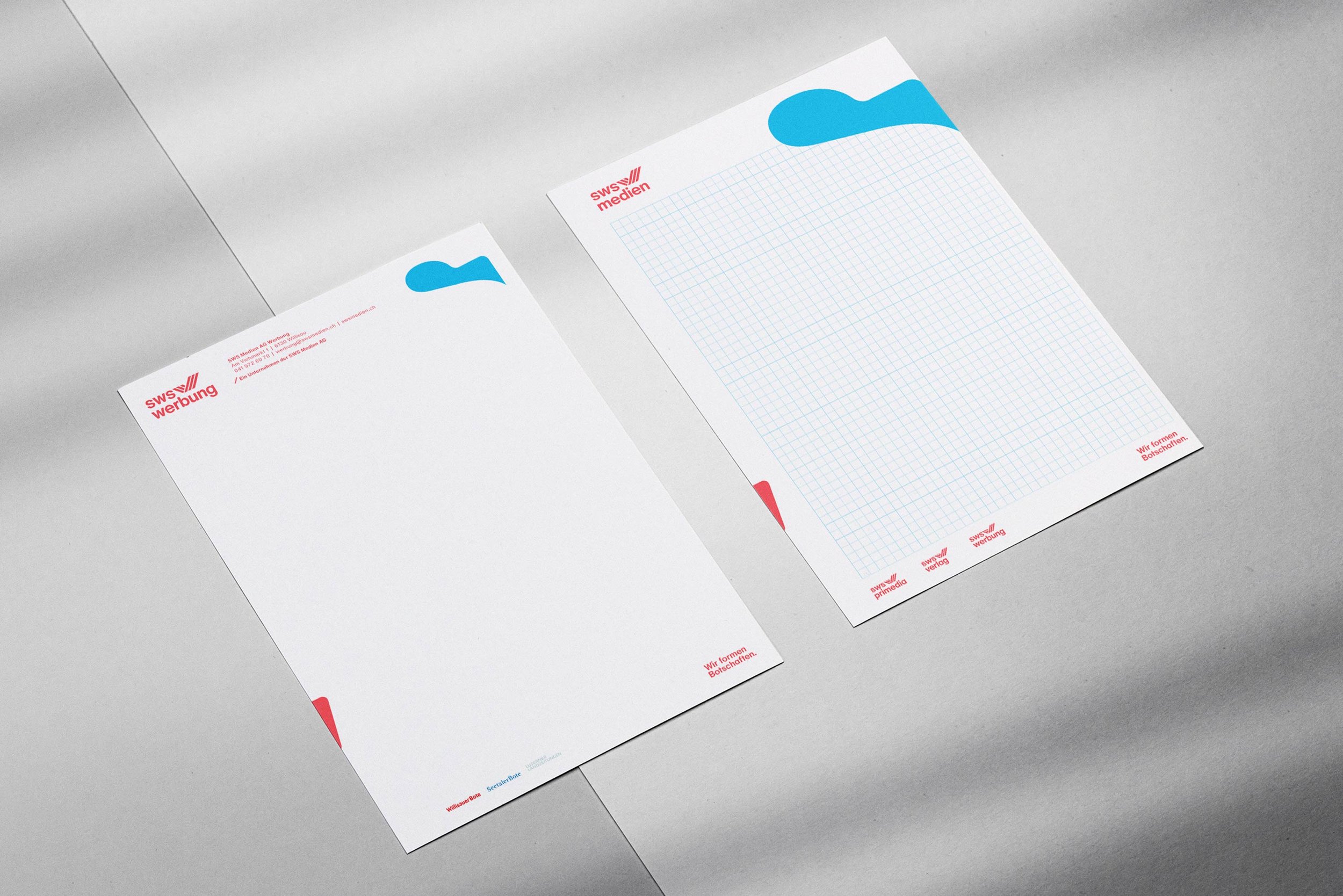 Briefpapier, Notizblock Design