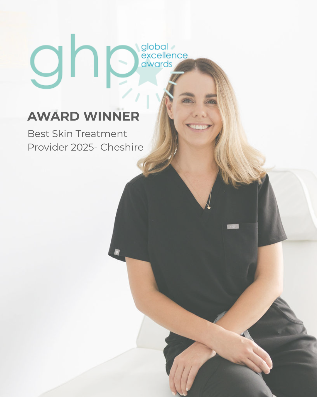 We won!! Best Skin Treatment Provider Cheshire at the Global Excellence Awards
