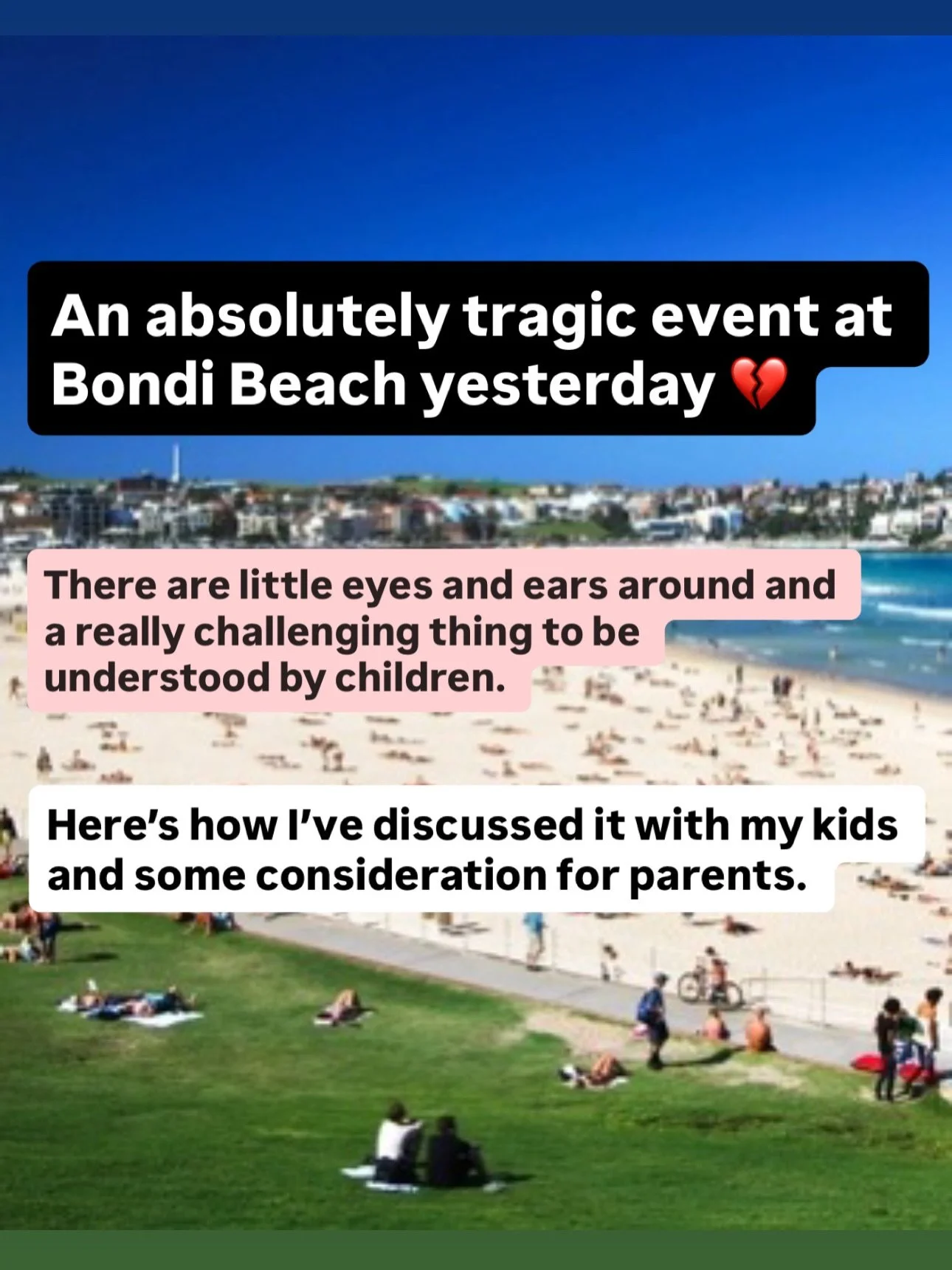 This was the not the post that I planned to put out today but it is important to consider how we discuss this with our children. 

As the parent of older children whose eyes and ears are very perceptive to conversations and things around them I have 