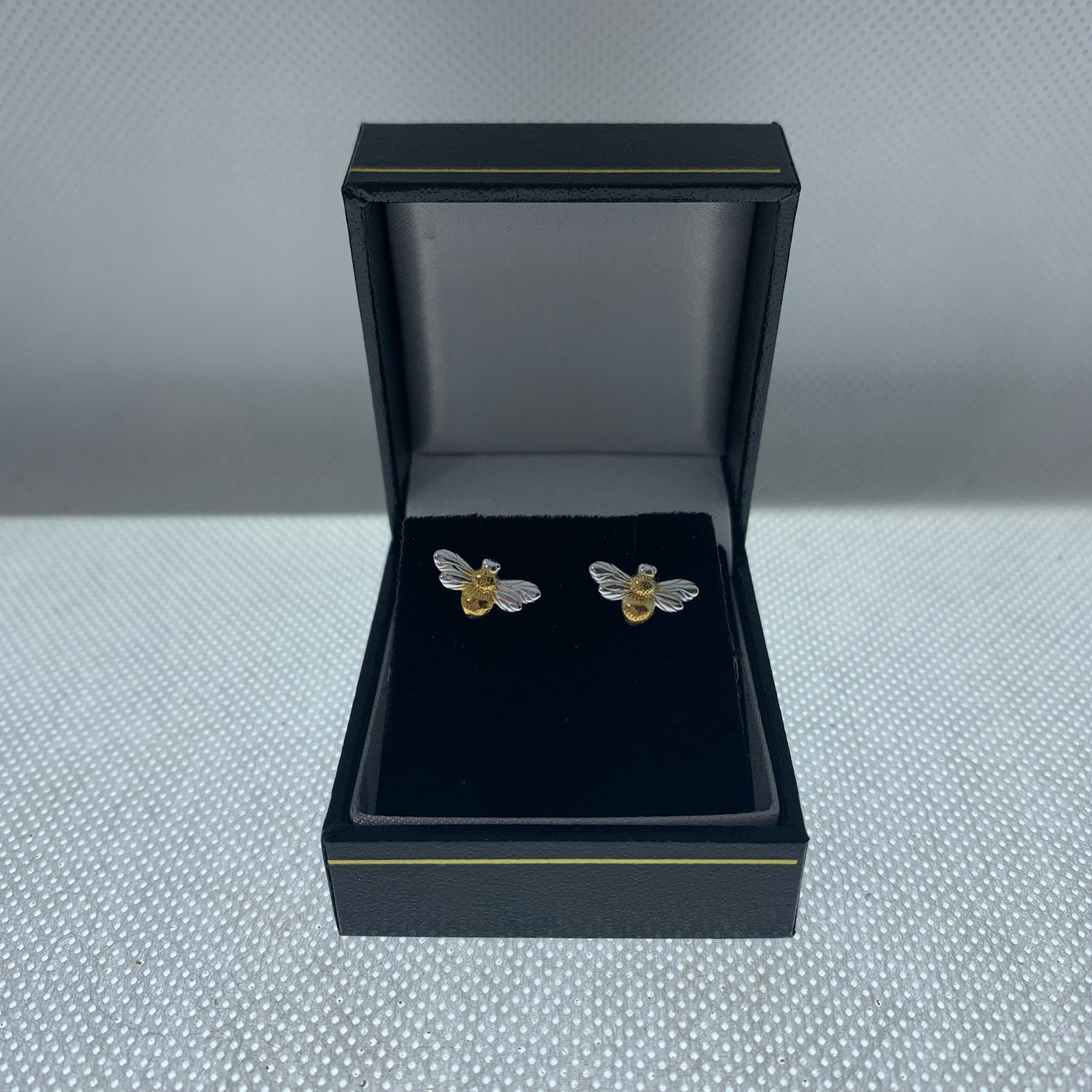 Genuine Sterling Silver & Yellow Gold Bee
