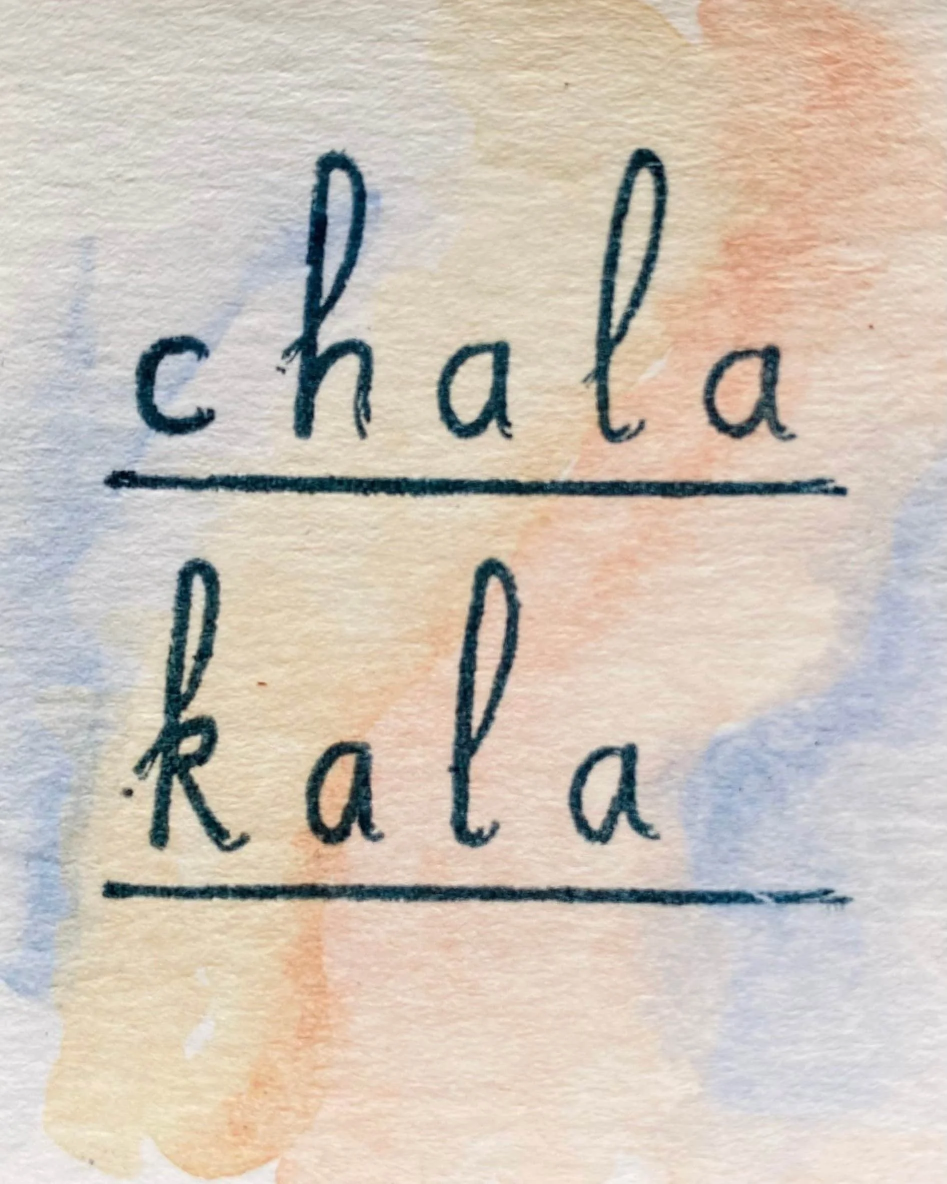 chala kala painted label
