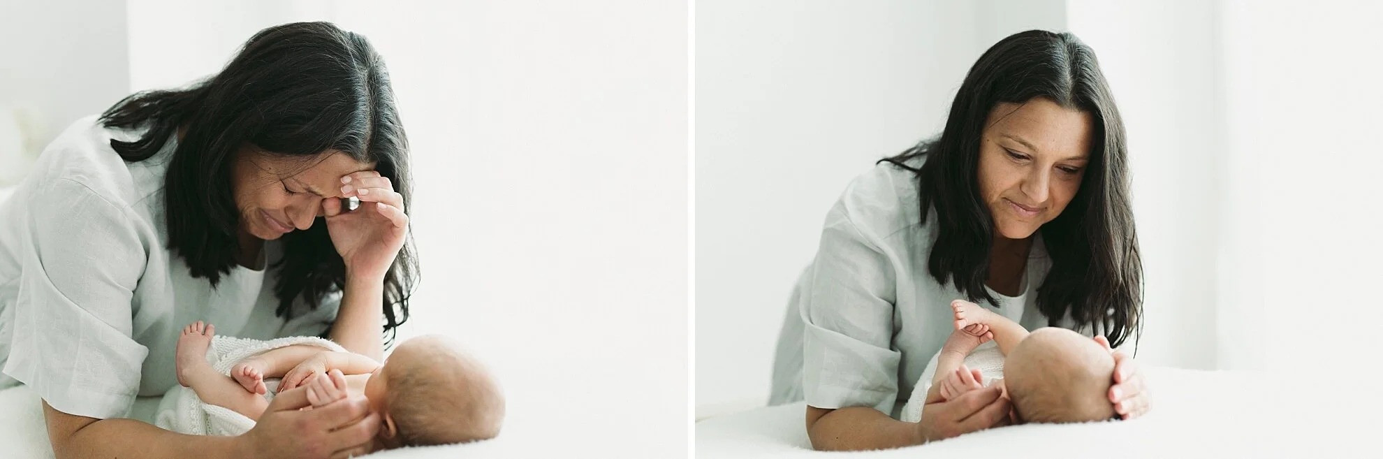   Rachael: I know that at this point I was running through the whole journey we had been through to get little Max and how much I loved him .    Lecinda: The photo on the left gets me in the feels every time ♥  