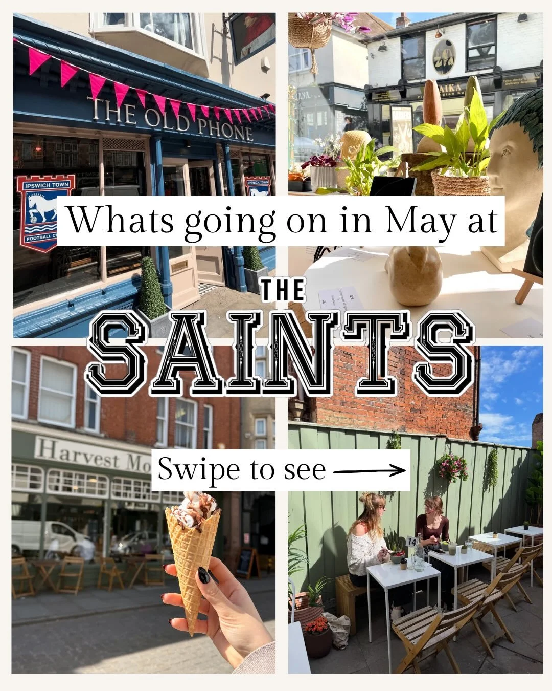 Take a look and see all that&rsquo;s going on at The Saints this May!