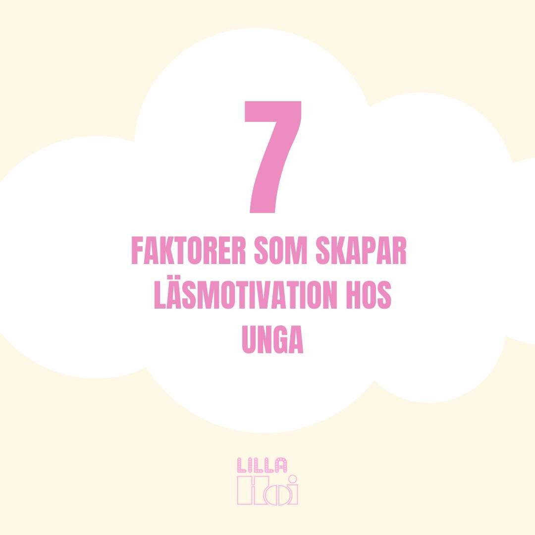 Hur skapas l&auml;smotivation hos unga?

H&auml;r &auml;r 7 faktorer som kan g&ouml;ra att barn och unga sj&auml;lva blir inspirerade l&auml;sa mer. Vi p&aring; Lilla hoi tror ju att riktigt bra b&ouml;cker &auml;r nyckeln, men f&ouml;rst&aring;s fin